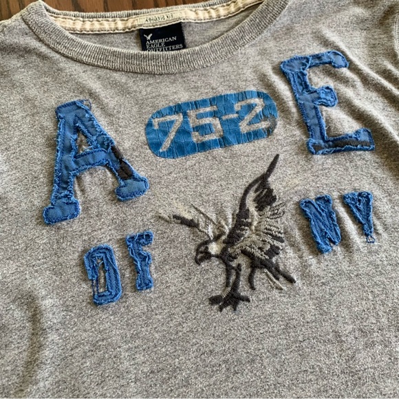 American Eagle Outfitters Athletic Fit Cotton Short Sleeve Shirt - Picture 2 of 8